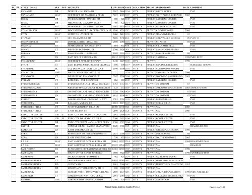 New SNAG Report #2 - Leon County