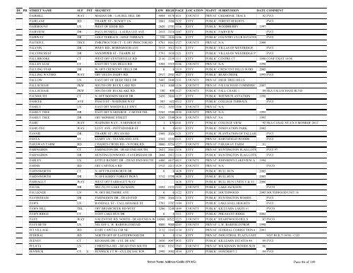 New SNAG Report #2 - Leon County