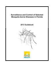 Surveillance and Control of Mosquito-borne Diseases in Florida ...