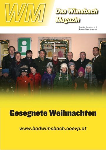 Gesegnete Weihnachten - Wels-Land