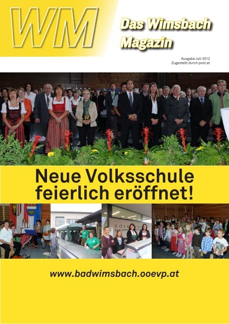 Neue Volksschule feierlich eröffnet! - Wels-Land