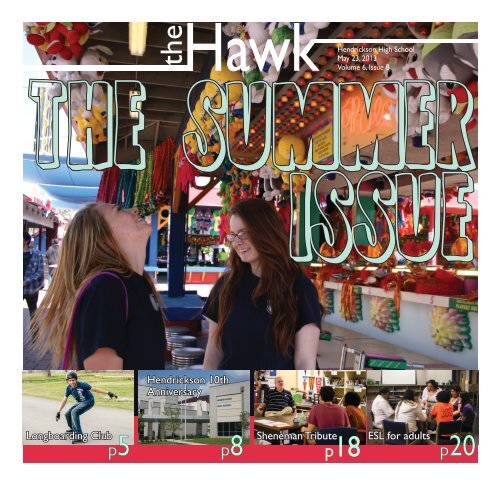 The HawkVolume 6 Issue 8 - Pflugerville Independent School District