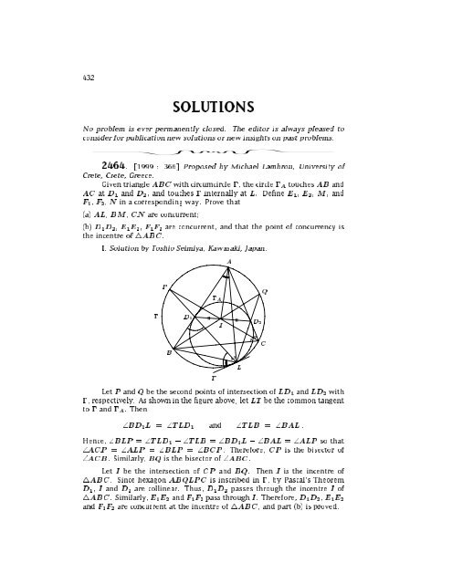 Solutions: 2464, 2467, 2469, 2471--2476, 2478