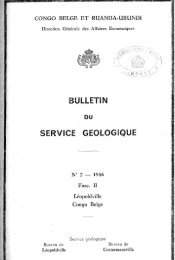 SERVICE GEOlOGIQUE - British Geological Survey