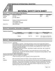 material safety data sheet - Proximedia