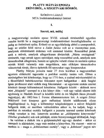 Publicationes Universitatis Miskolciensis. Sectio Philosophica tom. 9 ...