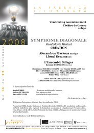 symphonie diagonale - CIRM, Centre National de Création Musicale
