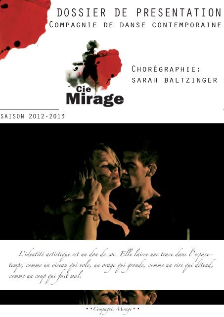 Le book de la Compagnie Mirage