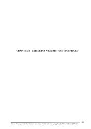 chapitre ii - cahier des prescriptions techniques - OFPPT