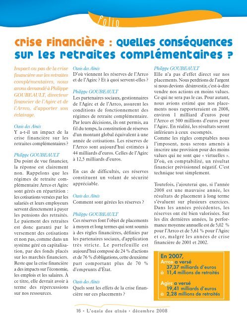 Télécharger la dernière brochure de L'oasis des aînés n°5 (PDF - 4 ...