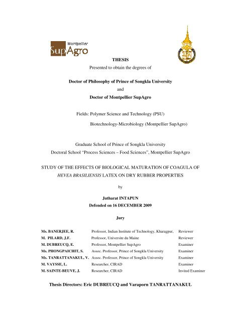 THESIS Presented to obtain the degrees of Doctor of Philosophy of ...