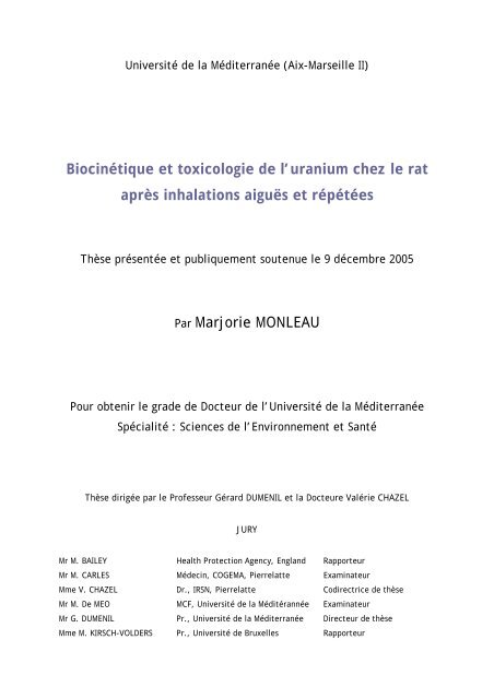 Telecharger Le Memoire De These Pdf Irsn