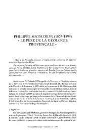 PHILIPPE MATHERON (1807-1899) « LE PÈRE DE LA GÉOLOGIE ...