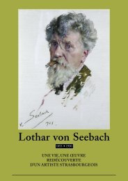 Lothar von Seebach - Une vie, un oeuvre ... - Région Alsace