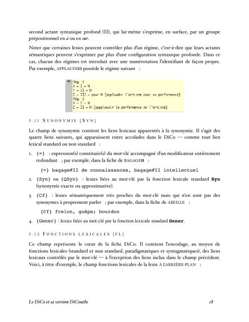 le dico et sa version dicouèbe - Observatoire de linguistique Sens ...