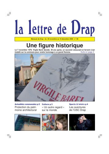 La lettre en PDF - Ville de Drap