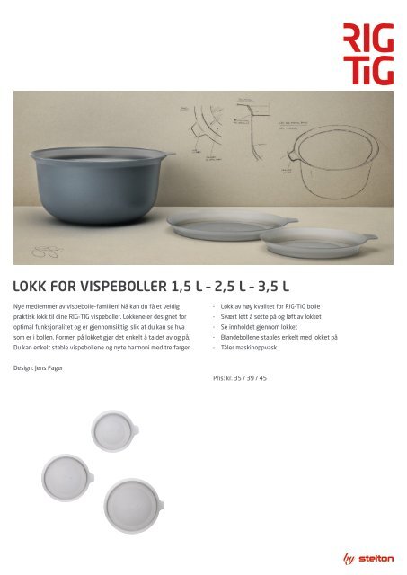 SALATSLYNGE TIL VISPEBOLLE 3 5 L - RIG-TIG by Stelton