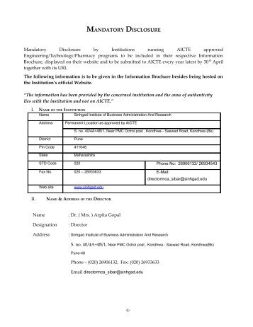 MCA - Sinhgad Technical Educational Society