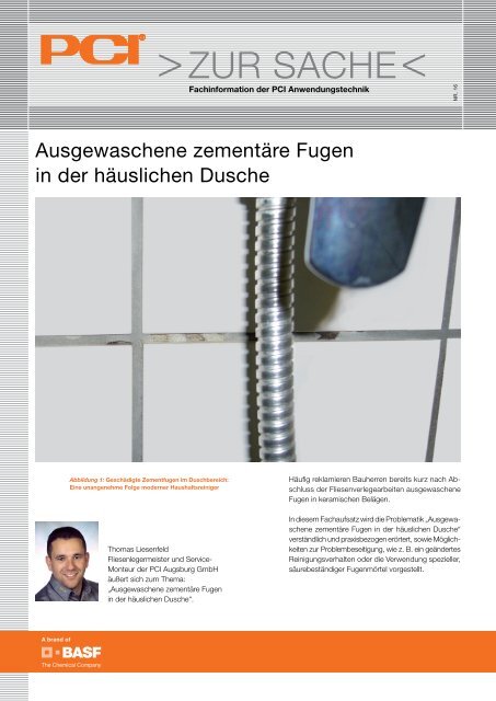 zur Sache&lt; - PCI-Augsburg GmbH