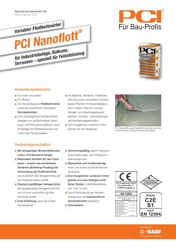 PCI Nanoflott - PCI-Augsburg GmbH