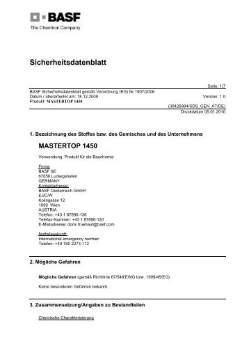 mastertop 1450 - PCI-Augsburg GmbH