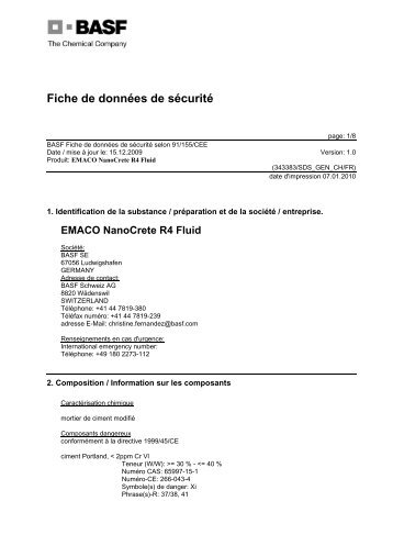 EMACO NanoCrete R4 Fluid - PCI-Augsburg GmbH