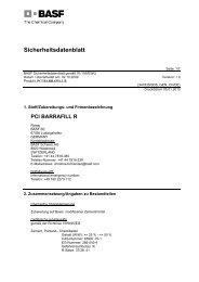 Sicherheitsdatenblatt - PCI-Augsburg GmbH