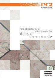 dalles en pierre naturelle - PCI-Augsburg GmbH