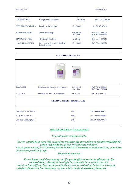 eco multy sprl - Proximedia