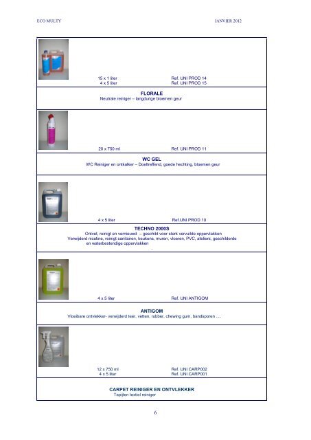 eco multy sprl - Proximedia