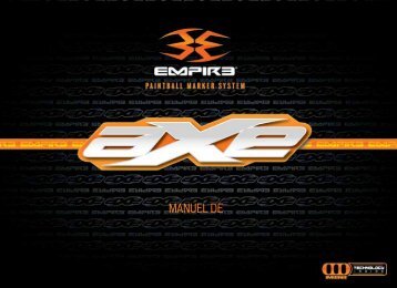 Empire-Axe-Manual-FR_Optimus - Paintball Solutions