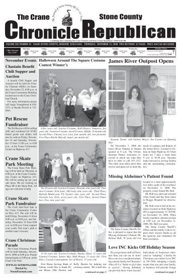 11-13-08 Section A.pdf - Crane Chronicle / Stone County Republican