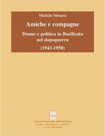 Amiche e Compagne - Consiglio Regionale della Basilicata