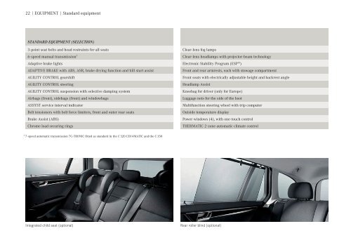 Download C-Class Estate (PDF) - Mercedes - Benz Egypt. Cairo ...