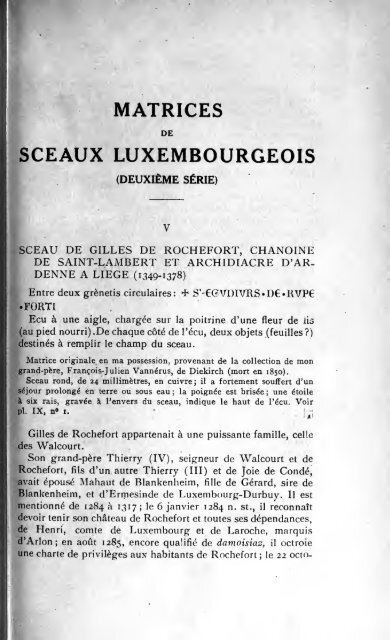 Revue belge de numismatique et de sigillographie