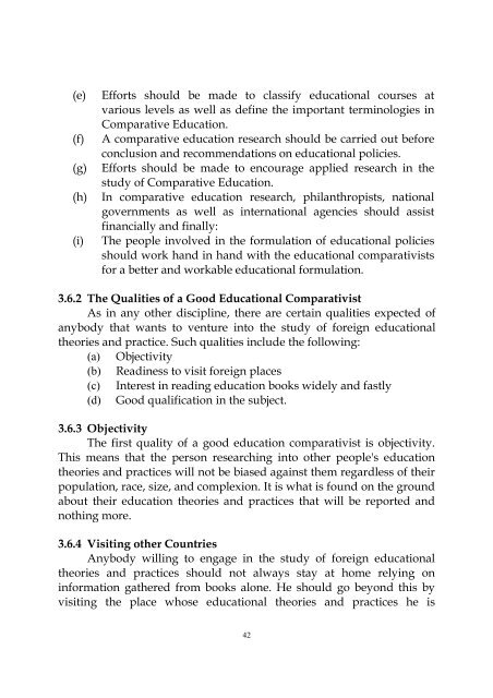 edu 304 - comparative education - National Open University of Nigeria