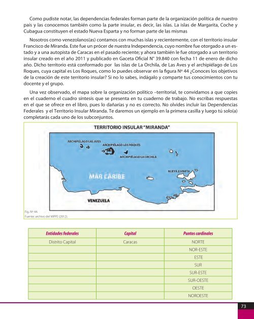 Geografía - Ministerio del Poder Popular para la Educación