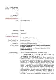 Ferrigno Mariangela - Provincia di Firenze