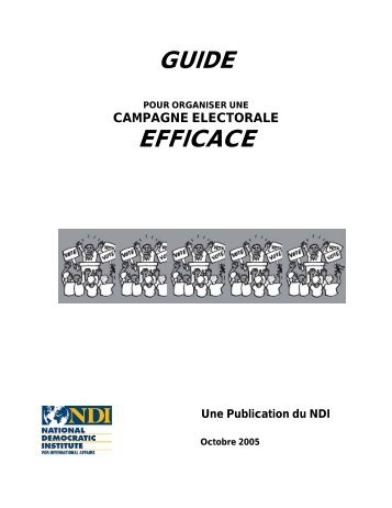 GUIDE EFFICACE - National Democratic Institute