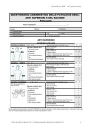 Questionario rachide - arti superiori - Sabbatiniconsulting.com