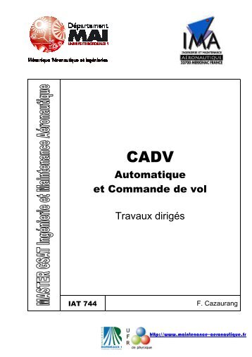 Université Bordeaux I - Master GSAT – IMA - Travaux Dirigés - IMS