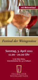 Festival der Weingenüsse