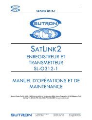 satlink g312-1 - Sutron Corporation