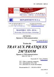 TRAVAUX PRATIQUES 2M7EO5M - Thierry PERISSE - Free