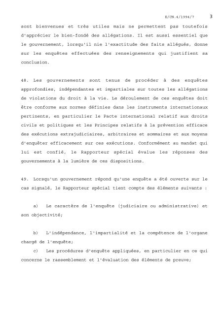 Rapport présenté par M. Bacre Waly Ndiaye, rapporteur spécial ...