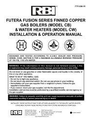 Futera Fusion Installation & Operation Manual - Master