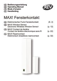 MAX! Fensterkontakt - REV-Ritter GmbH