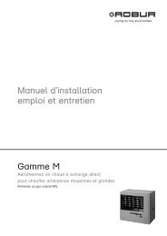 Gamme M Manuel d'installation emploi et entretien - Robur