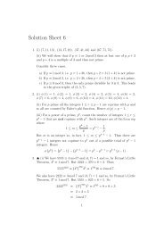 Solution Sheet 6