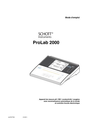 ProLab 2000 - SI Analytics GmbH